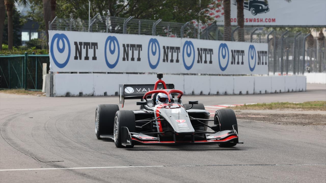 Christian Rasmussen - INDY NXT By Firestone Grand Prix of St. Petersburg - By: Chris Owens -- Photo by: Chris Owens